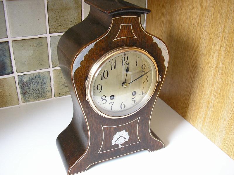 D.JPG - A nice Time & Strike ‘Balloon Clock. Cleaned & serviced.