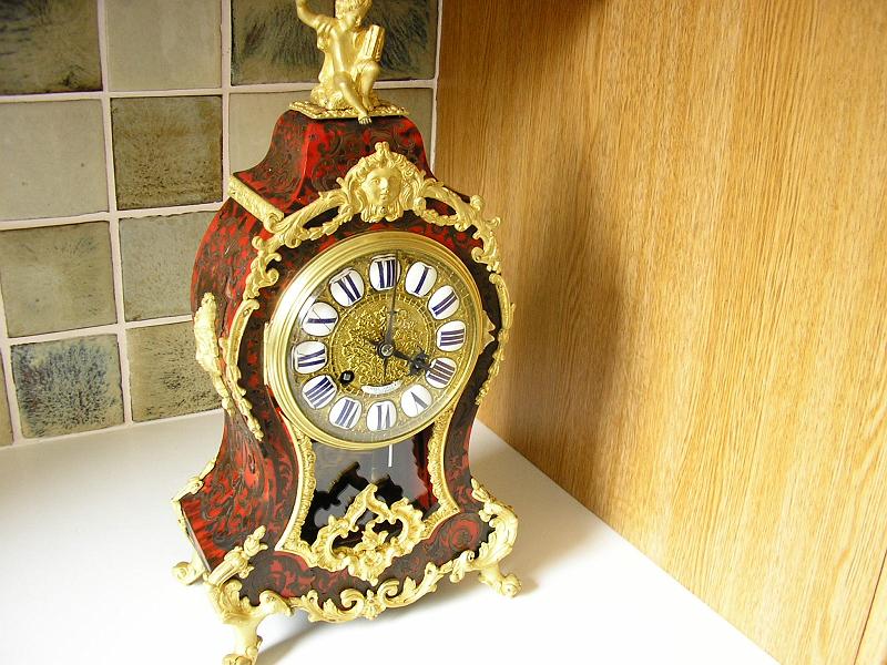 P6280001.JPG - Repairs & restoration to a pretty French Mantle Clock