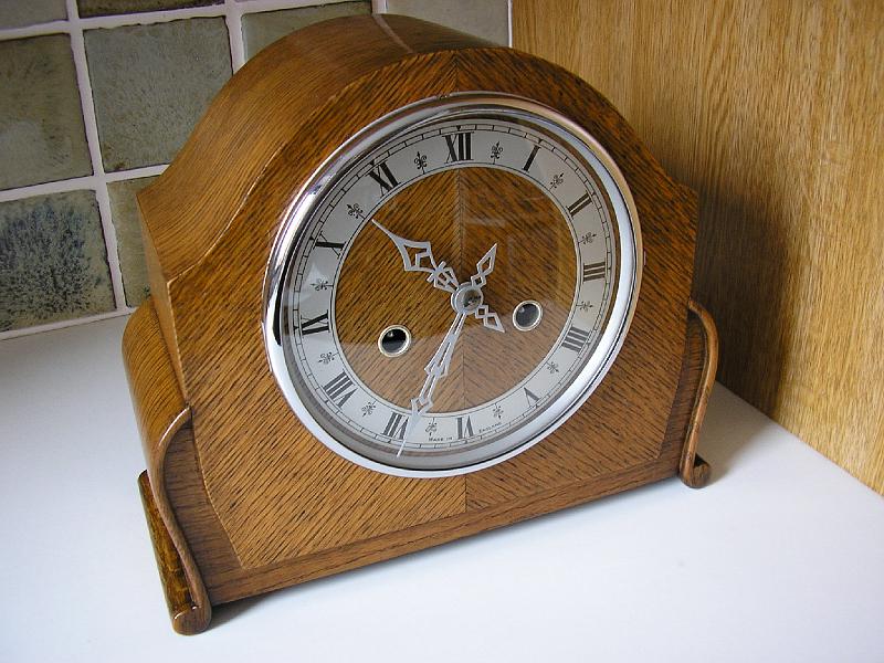 P7130001.JPG - Very nice Mantle Clock in need of a clean & service.