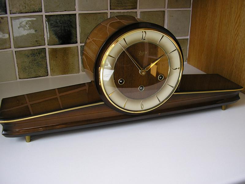 PA020004.JPG - 'Never mind the quality - see the width' A challenging German timepiece!New gearwheels & extensive rebushing was needed.